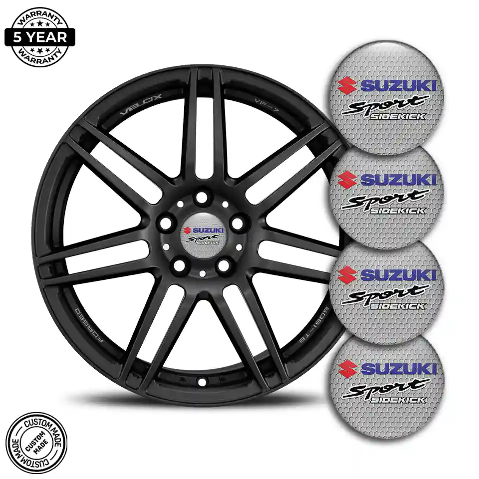 Suzuki Logo Silicone Emblem Sleek Style