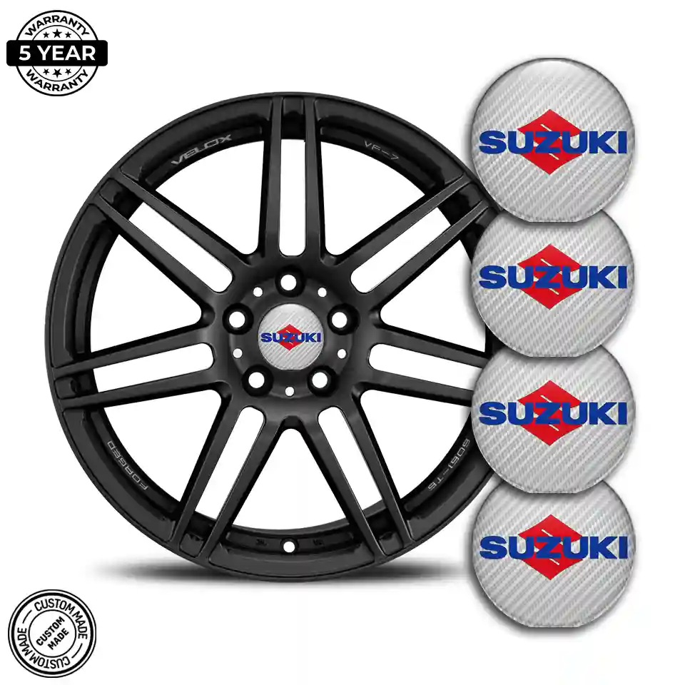 Suzuki Logo Silicone Sticker Prime Quality