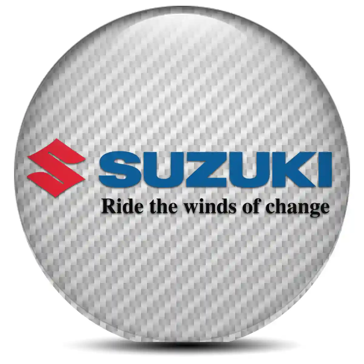 Suzuki Logo Silicone Sticker Self-Adhesive Deluxe Edition