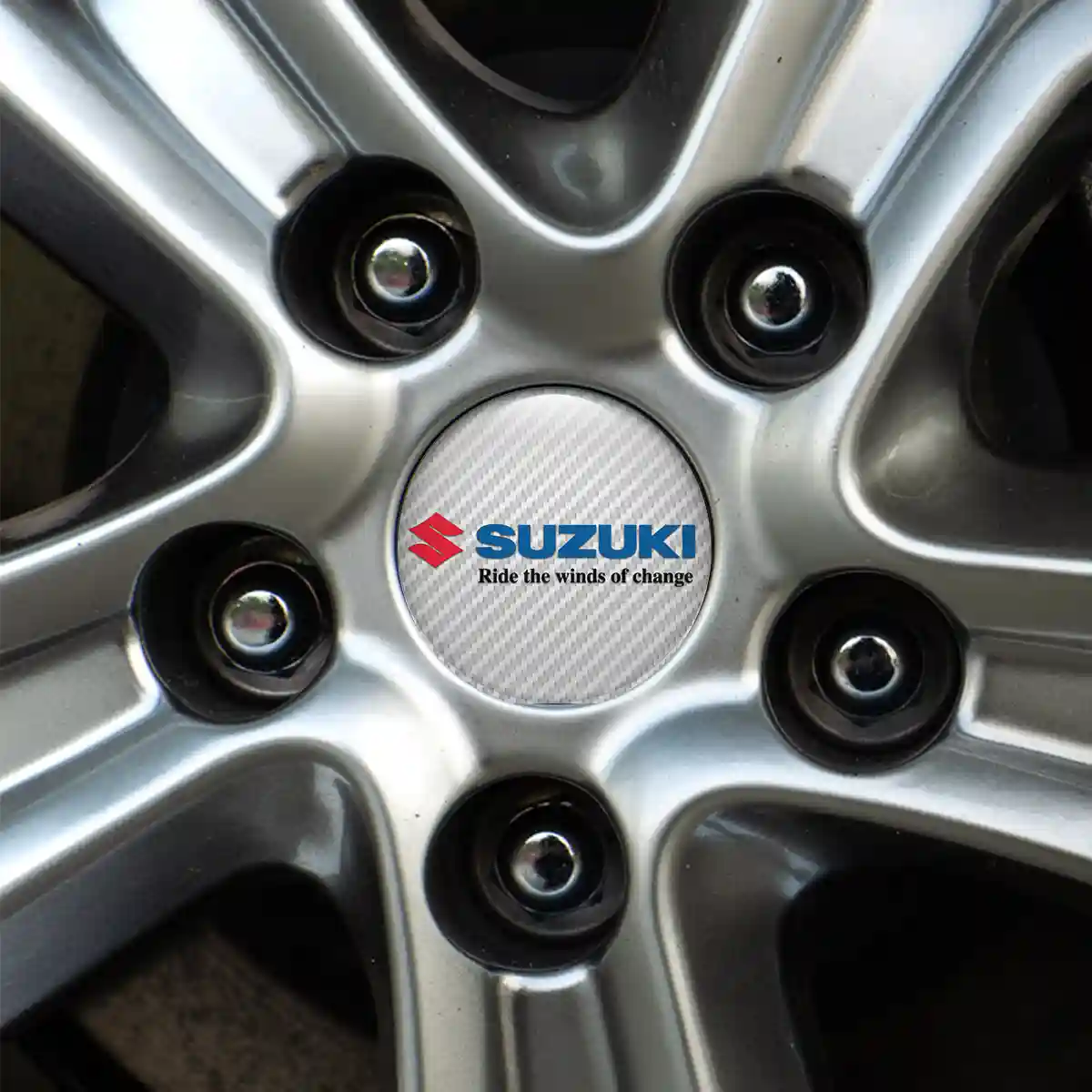 Suzuki Logo Silicone Sticker Self-Adhesive Deluxe Edition