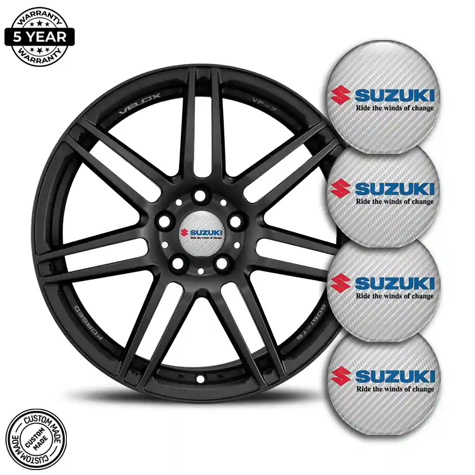 Suzuki Logo Silicone Sticker Self-Adhesive Deluxe Edition