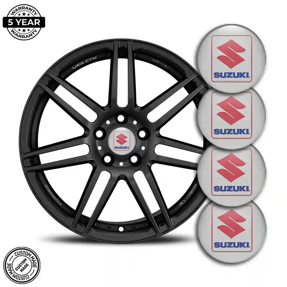 Suzuki Logo Silicone Sticker Self-Adhesive Elite Finish