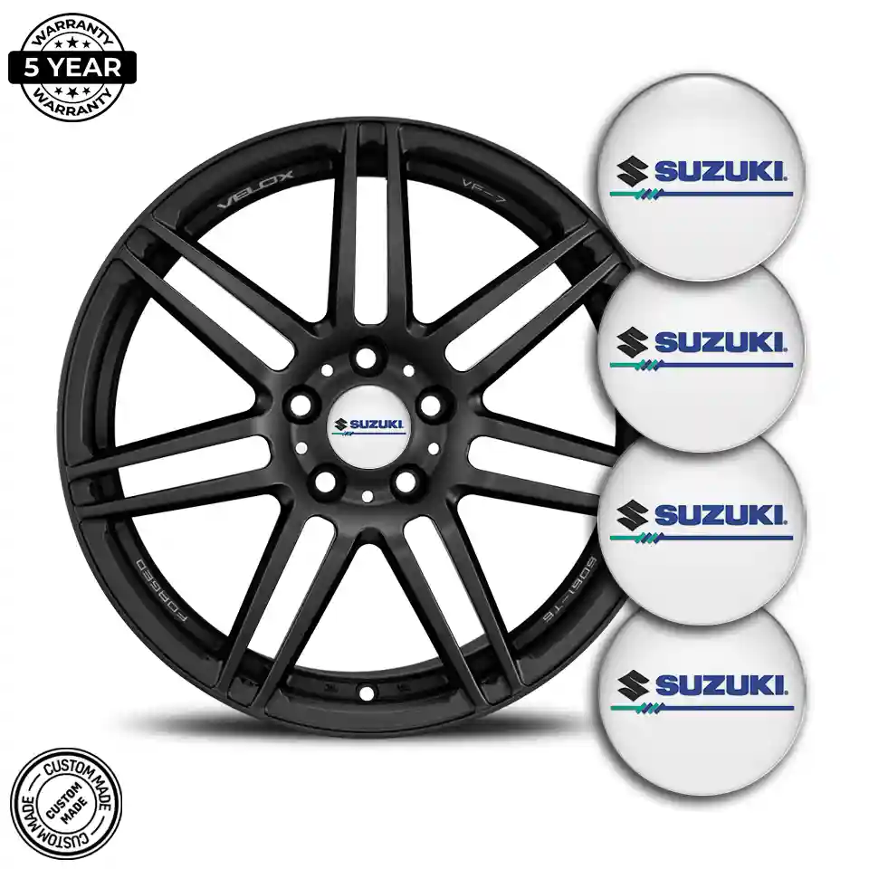 Suzuki Logo Silicone Sticker Self-Adhesive Refined Design