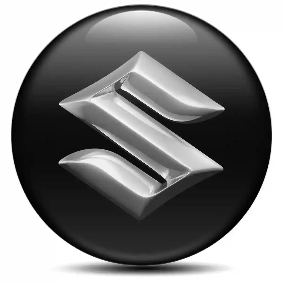 Suzuki Logo Silicone Sticker Sleek Style