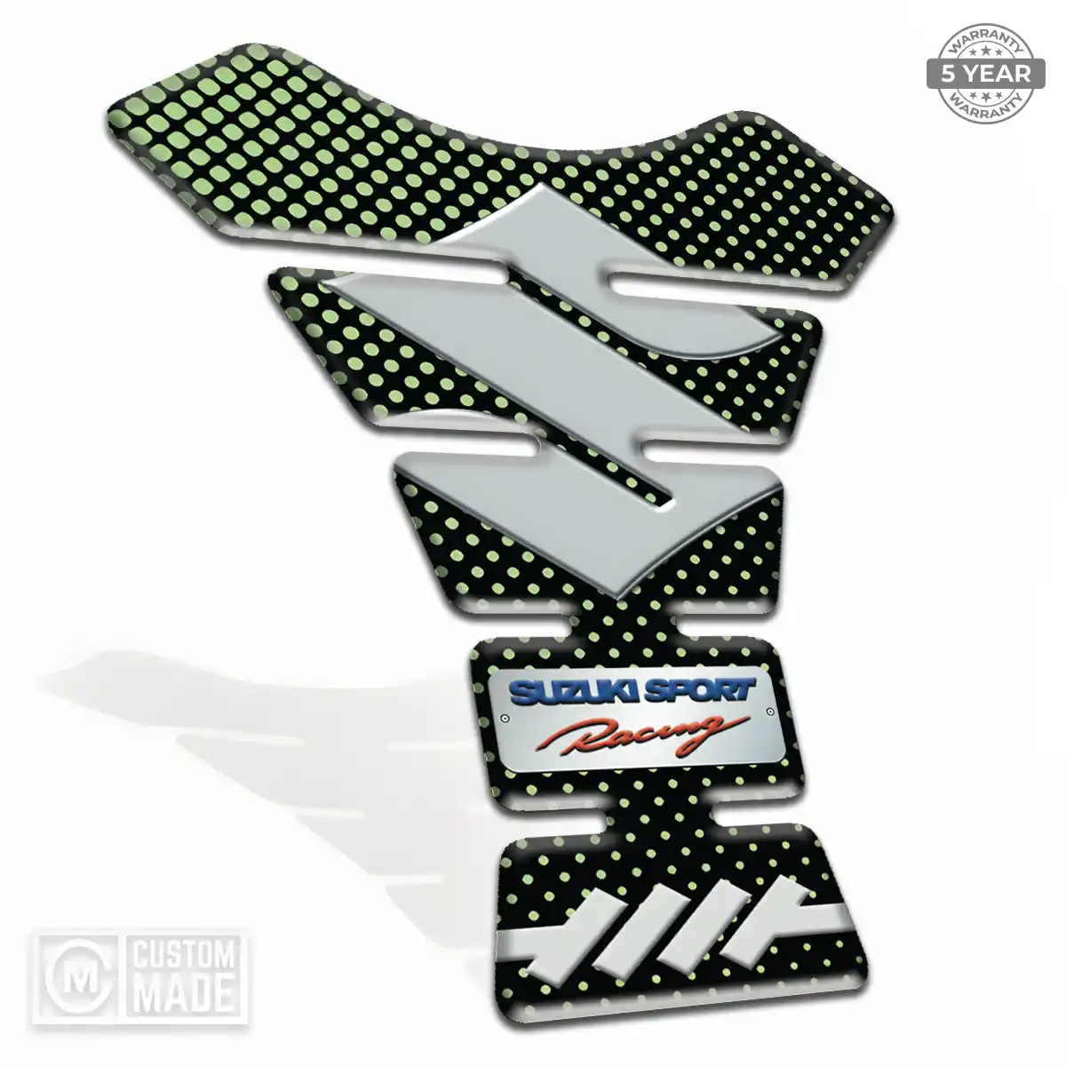 Suzuki Motorbike Tank Pad Sleek Style