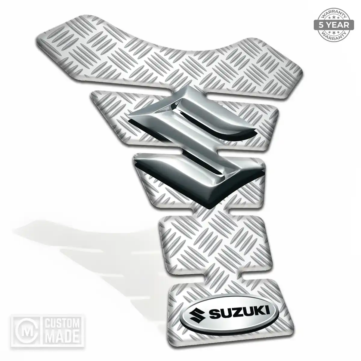Suzuki Motorcycle Tank Decal Refined Design