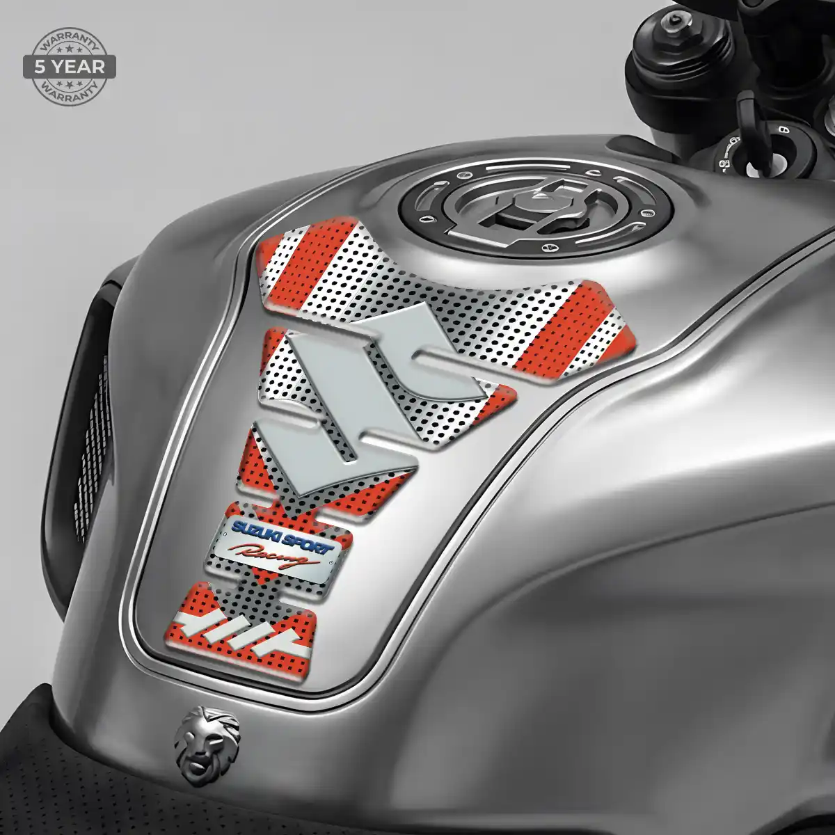 Suzuki Motorcycle Tank Decal Sleek Style