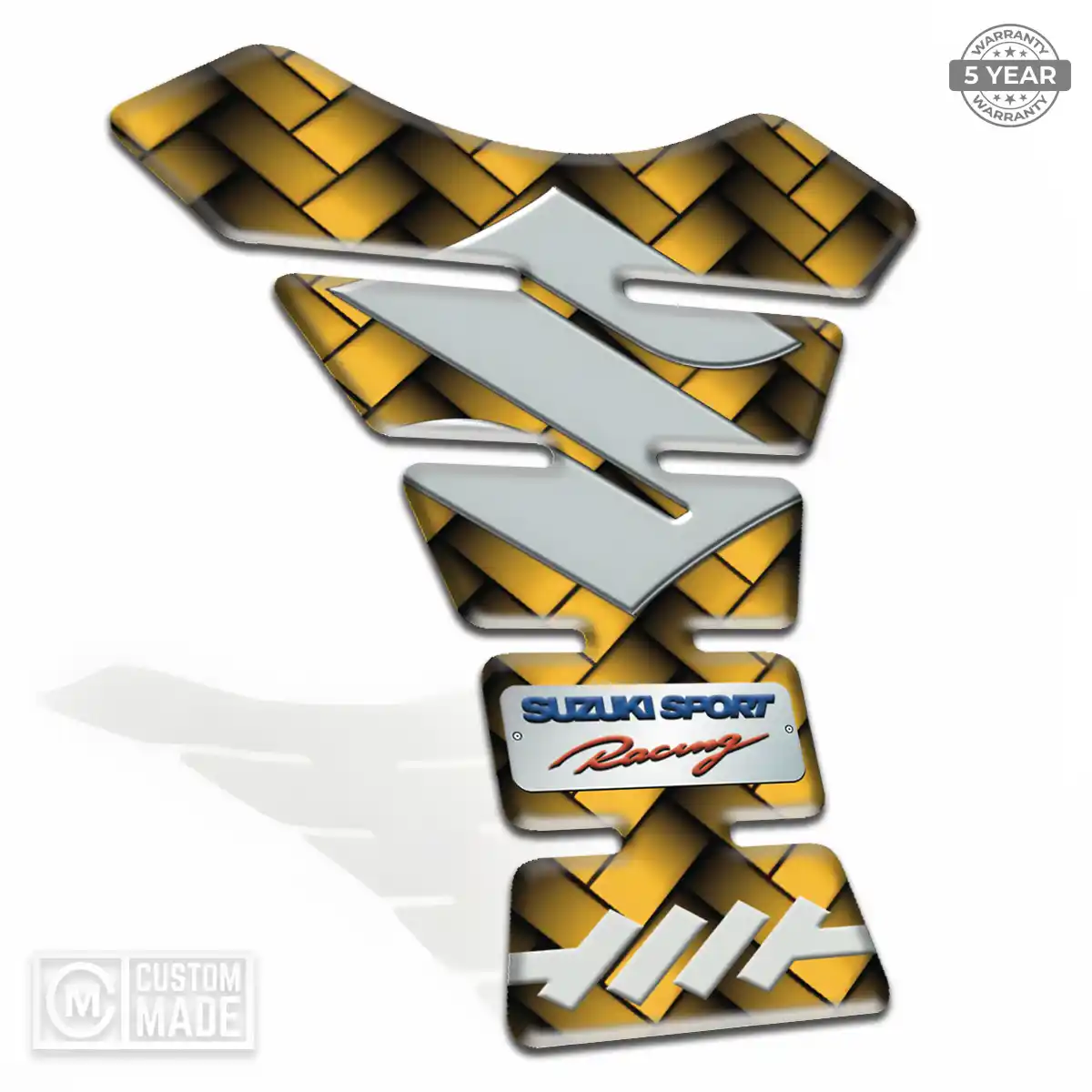 Suzuki Motorcycle Tank Pad Elite Finish