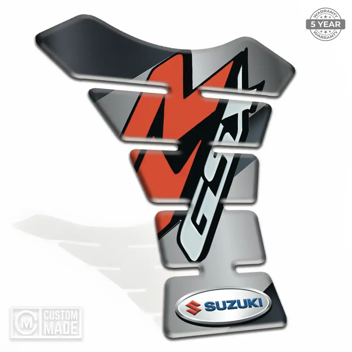 Suzuki Motorcycle Tank Pad Refined Design