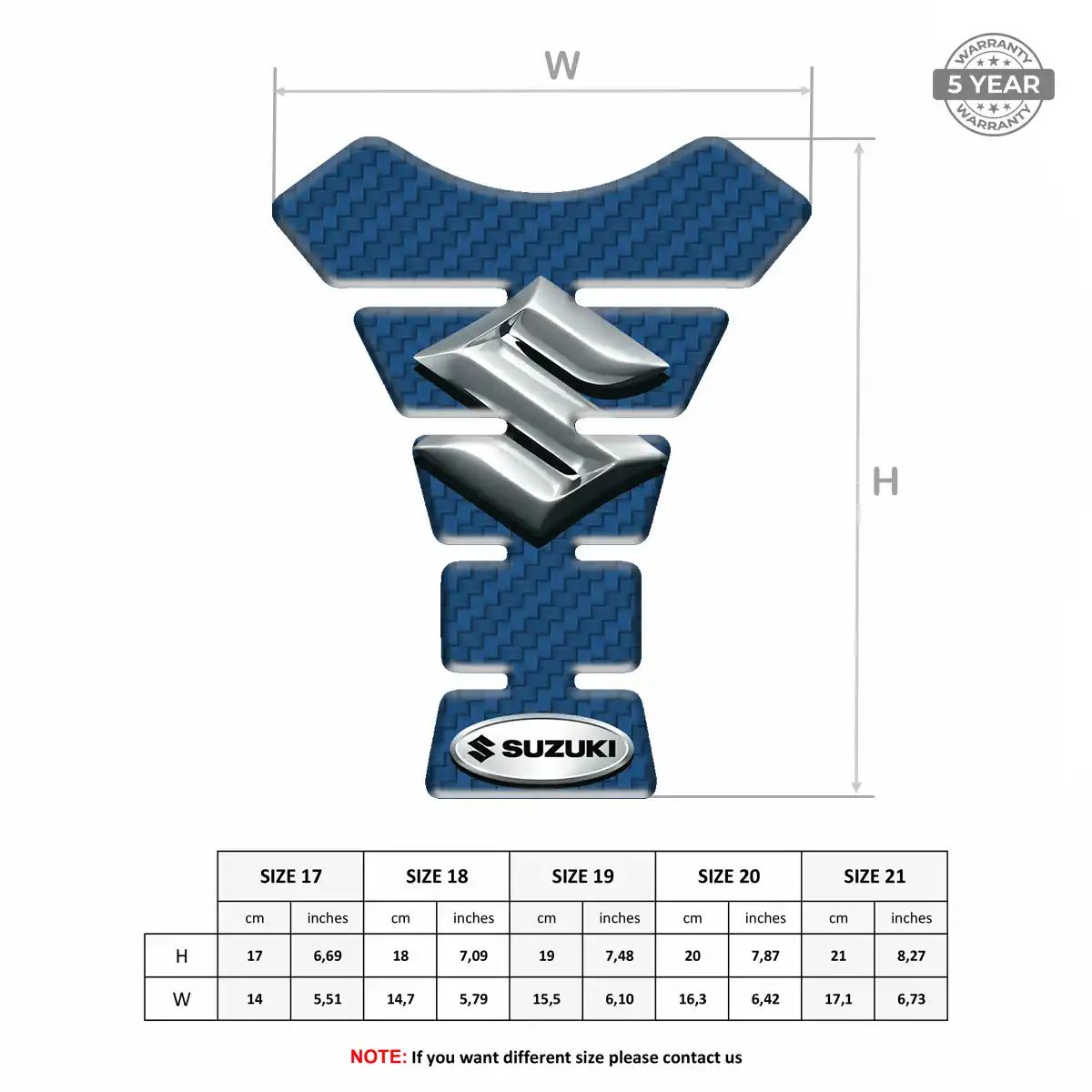 Suzuki Motorcycle Tank Protector Elite Edition