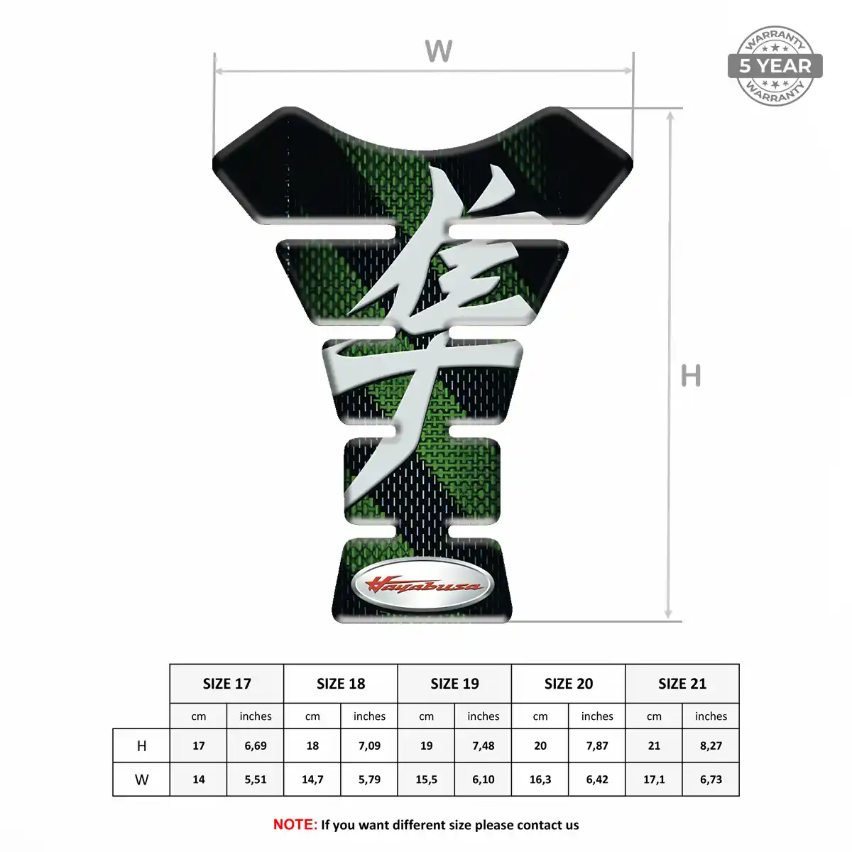 Suzuki Motorcycle Tank Protector Refined Design