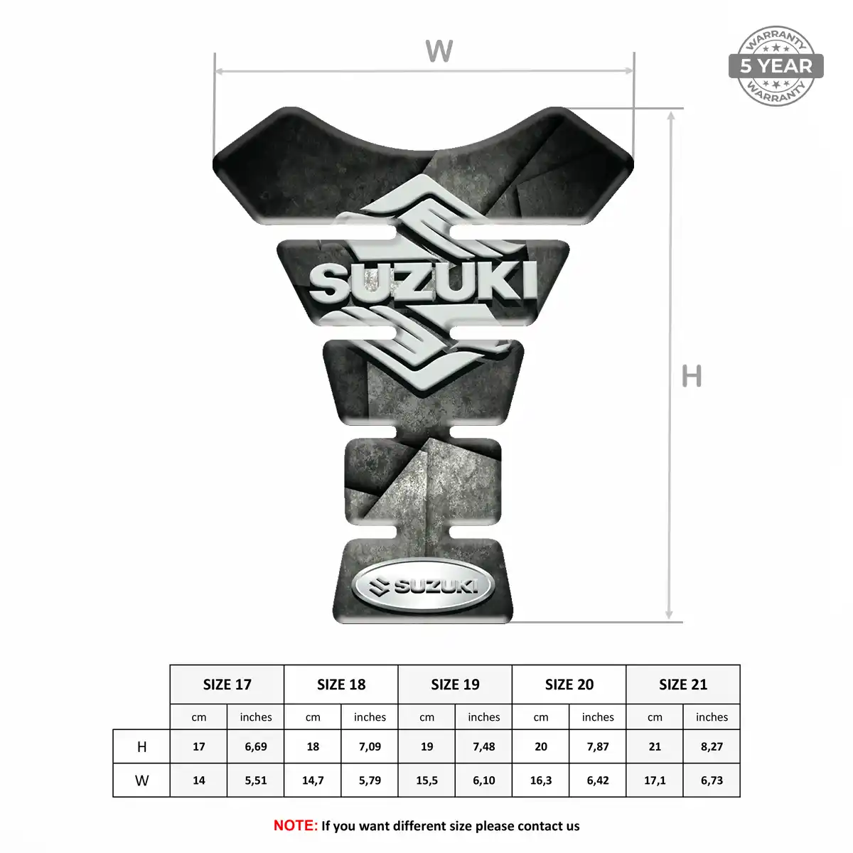 Suzuki Motorcycle Tank Protector Signature Grade
