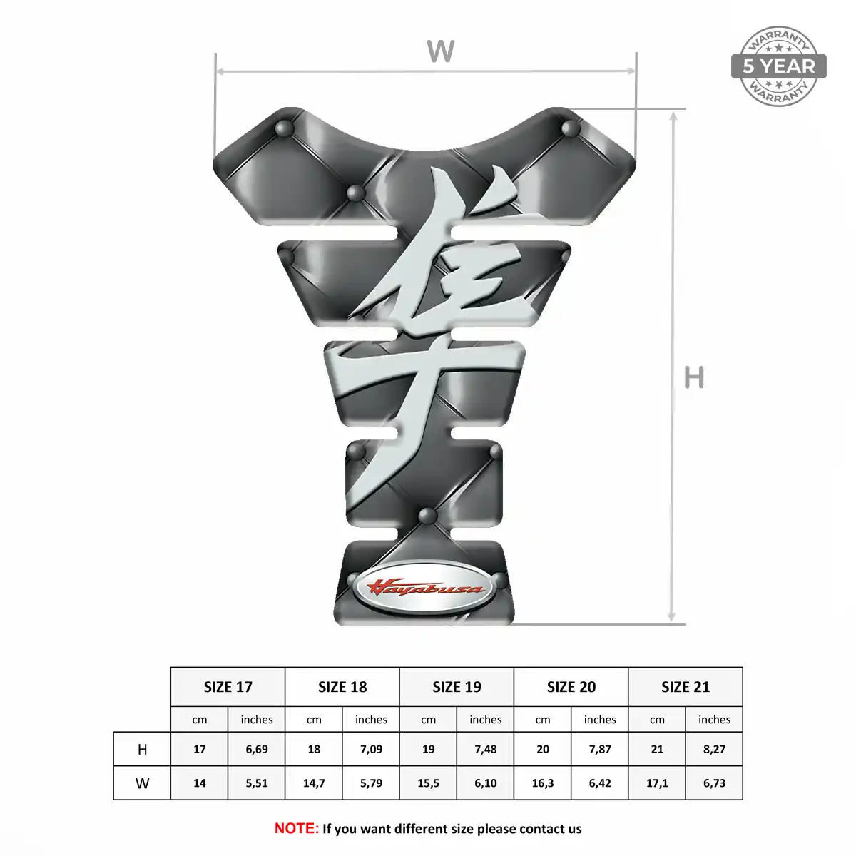 Suzuki Motorcycle Tank Protector Superior Craft