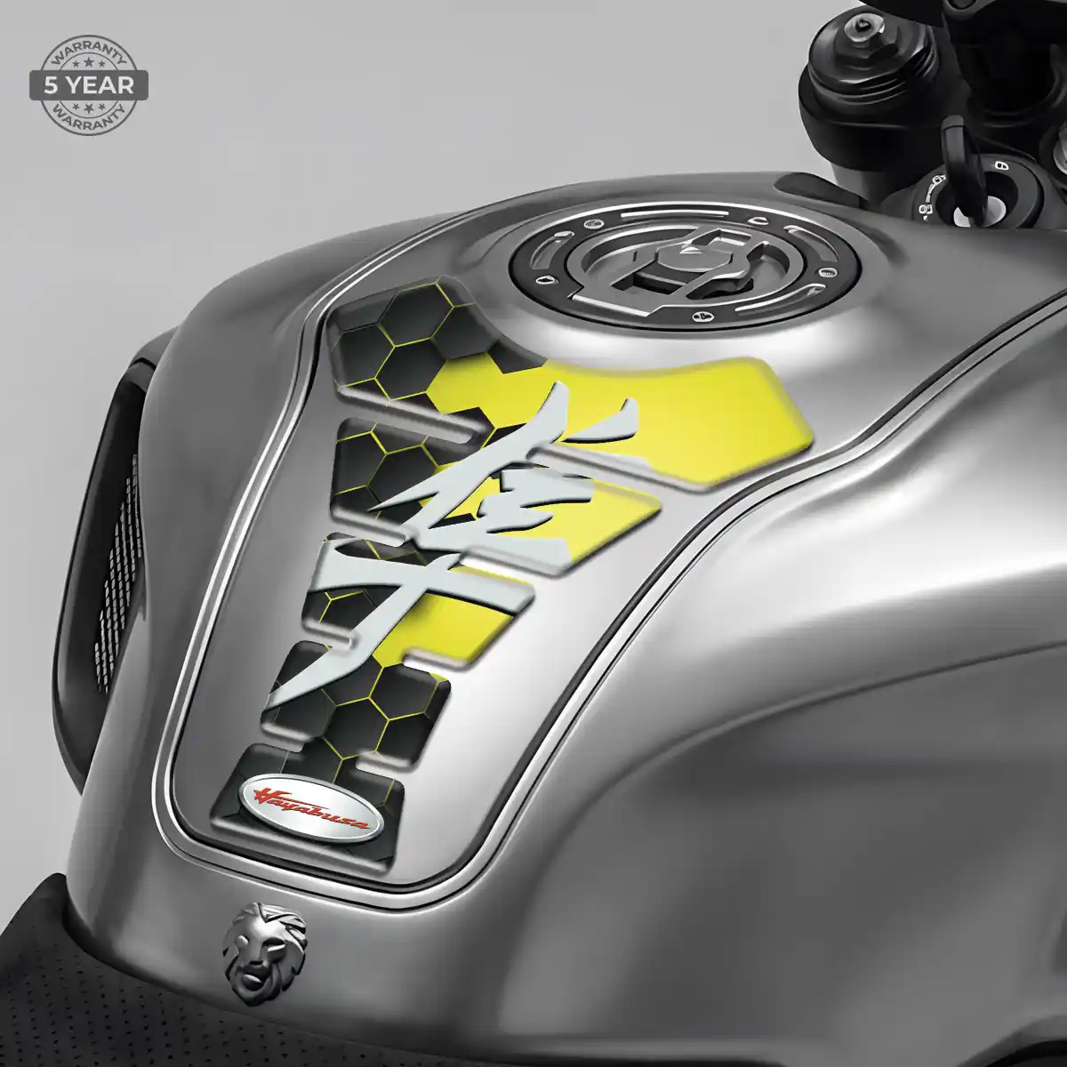 Suzuki Motorcycle Tank Sticker Refined Design