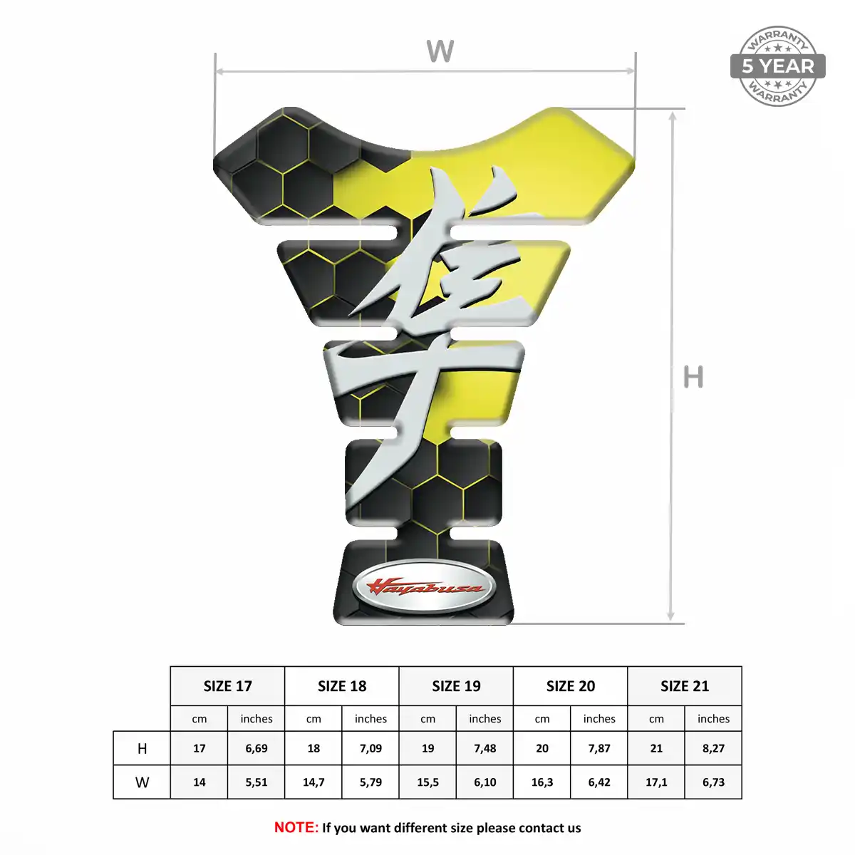 Suzuki Motorcycle Tank Sticker Refined Design