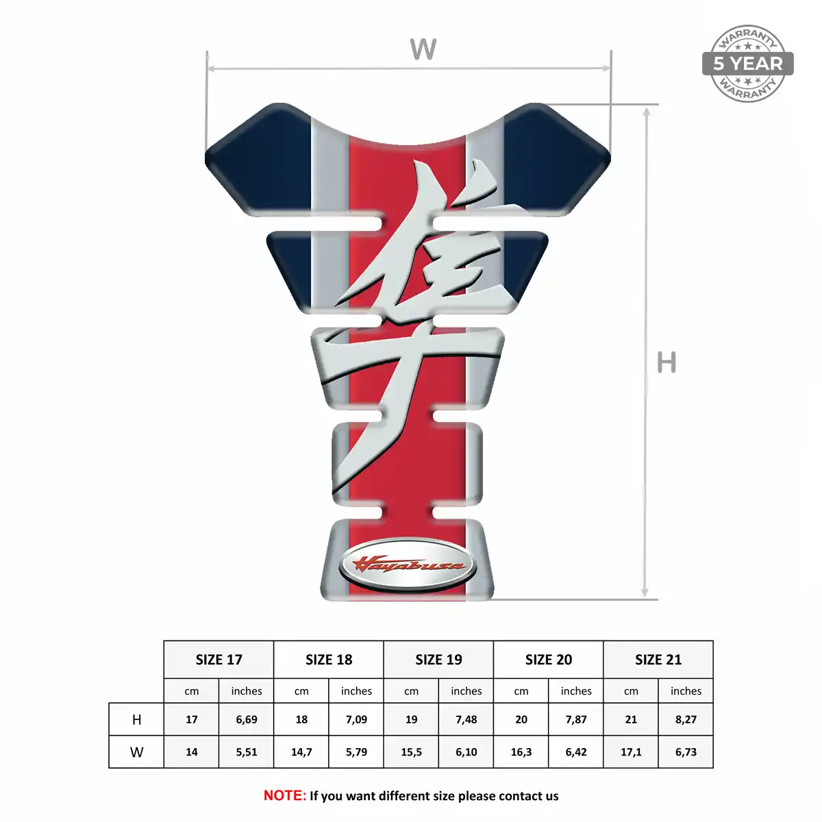 Suzuki Motorcycle Tank Sticker Signature Grade