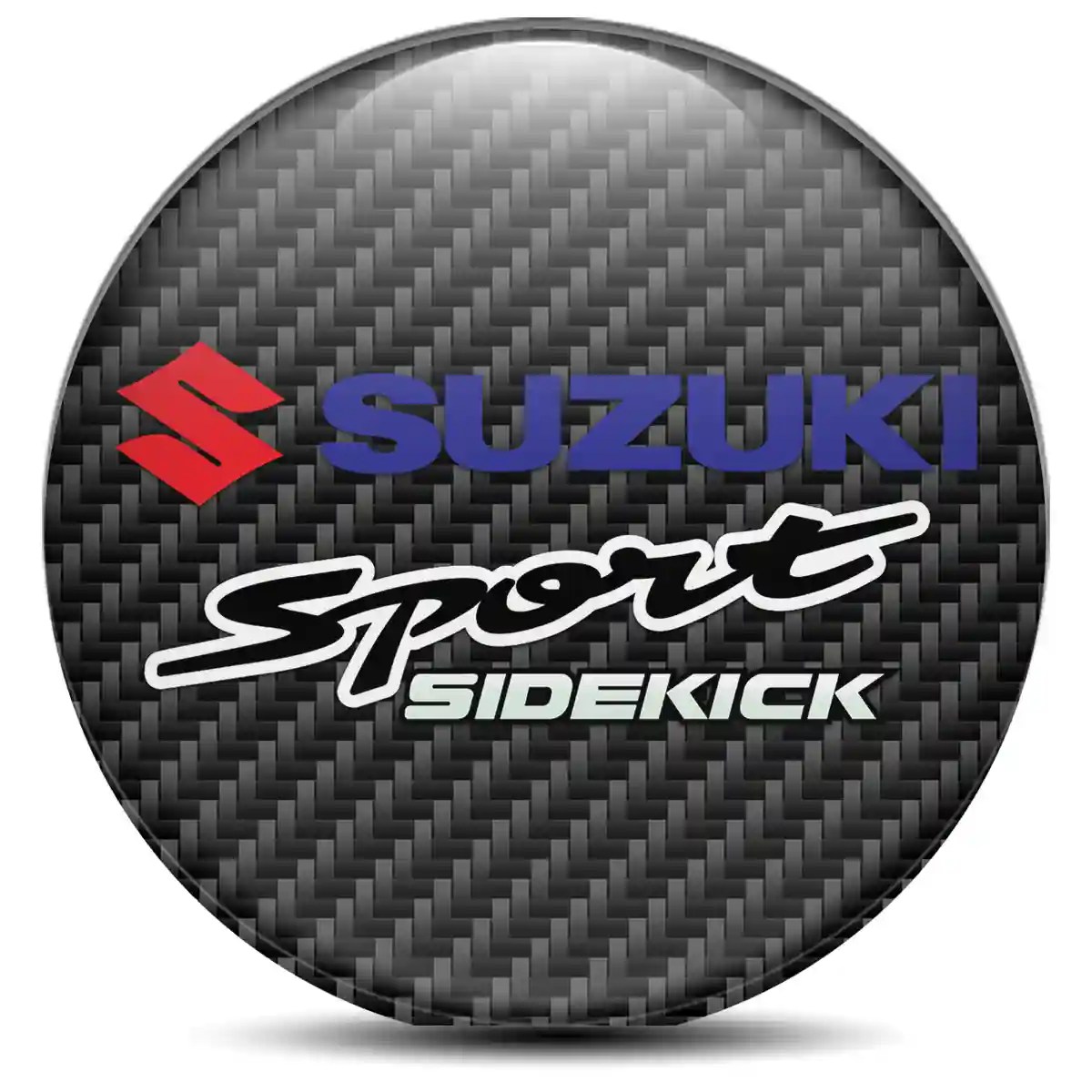 Suzuki Silicone Emblem Self-Adhesive Refined Design