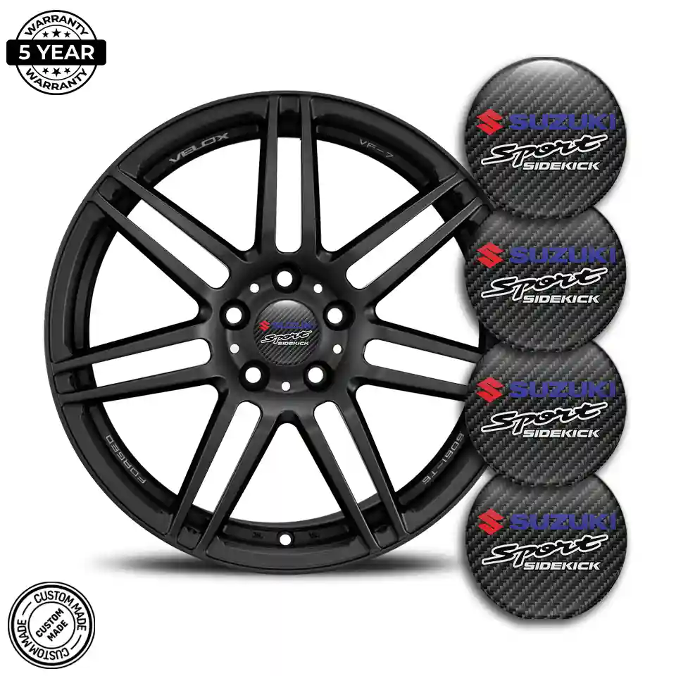 Suzuki Silicone Emblem Self-Adhesive Refined Design
