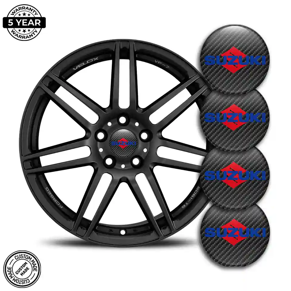Suzuki Silicone Emblem Self-Adhesive Sleek Style