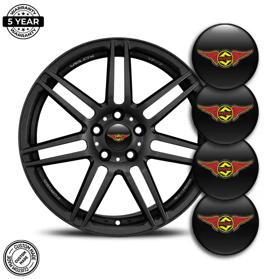 Suzuki Silicone Sticker Refined Design