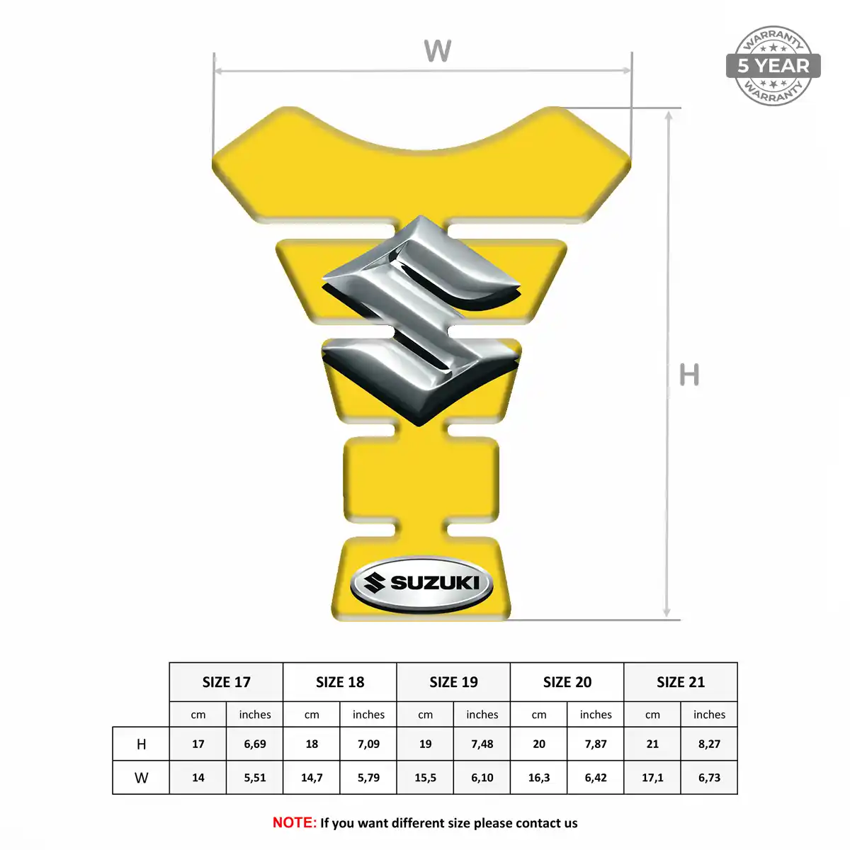 Suzuki Tank Decal Signature Grade