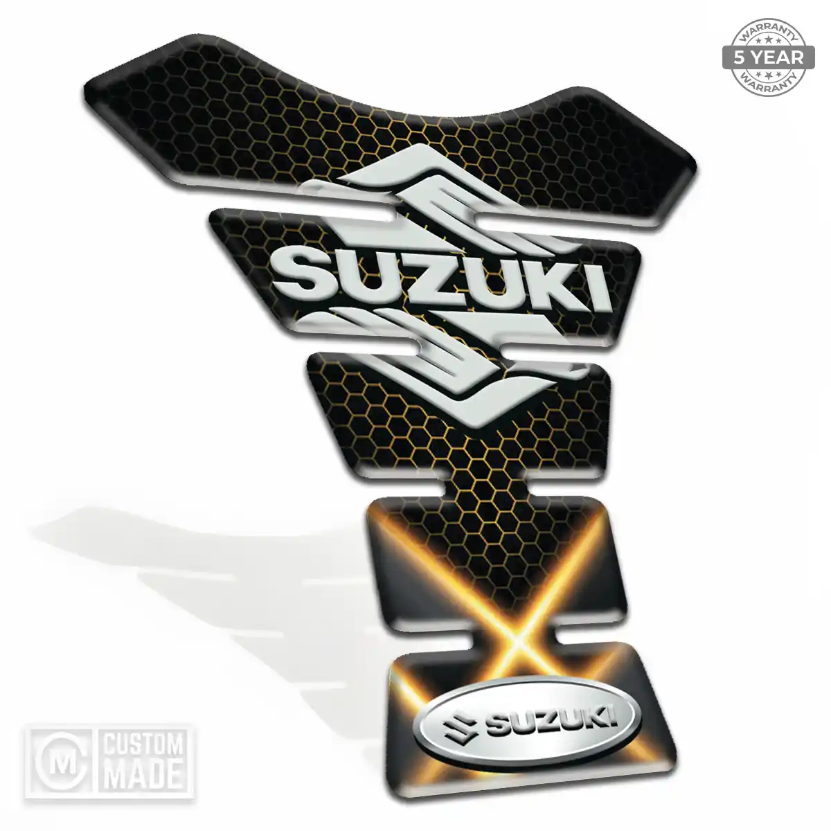 Suzuki Tank Fuse Guard Motorbike Sleek Style
