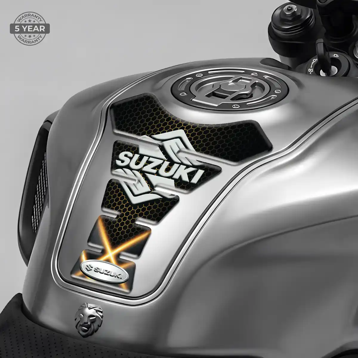 Suzuki Tank Fuse Guard Motorbike Sleek Style