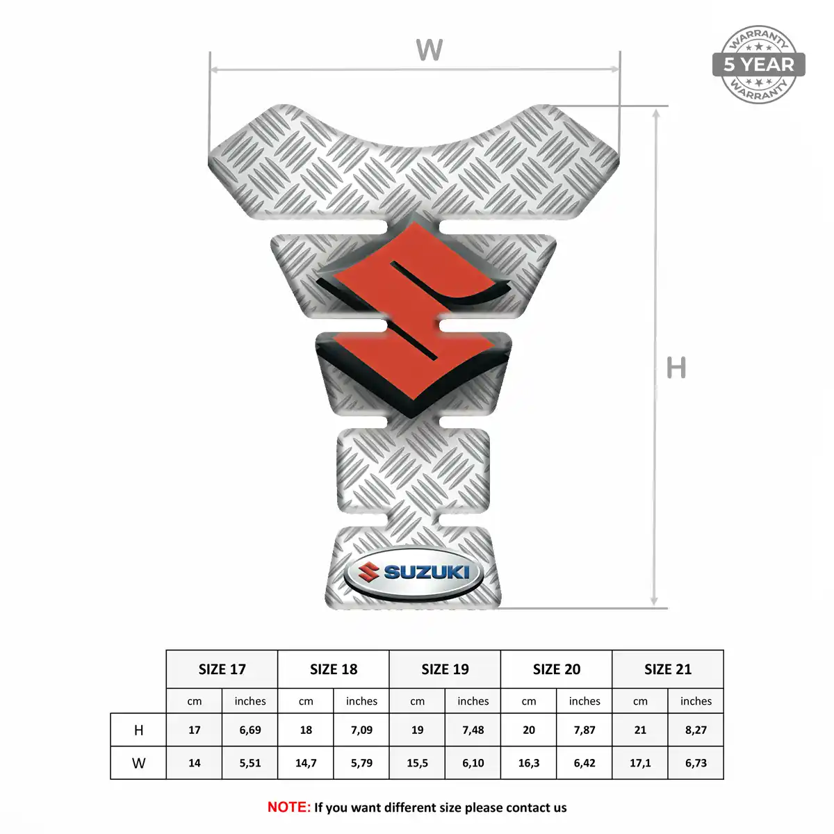 Suzuki Tank Fuse Guard Prestige Line
