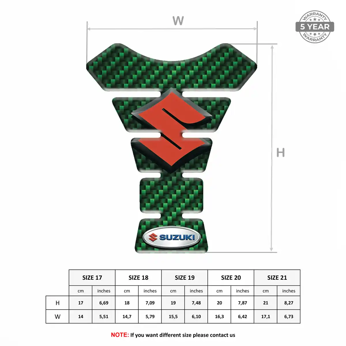 Suzuki Tank Fuse Guard Signature Grade