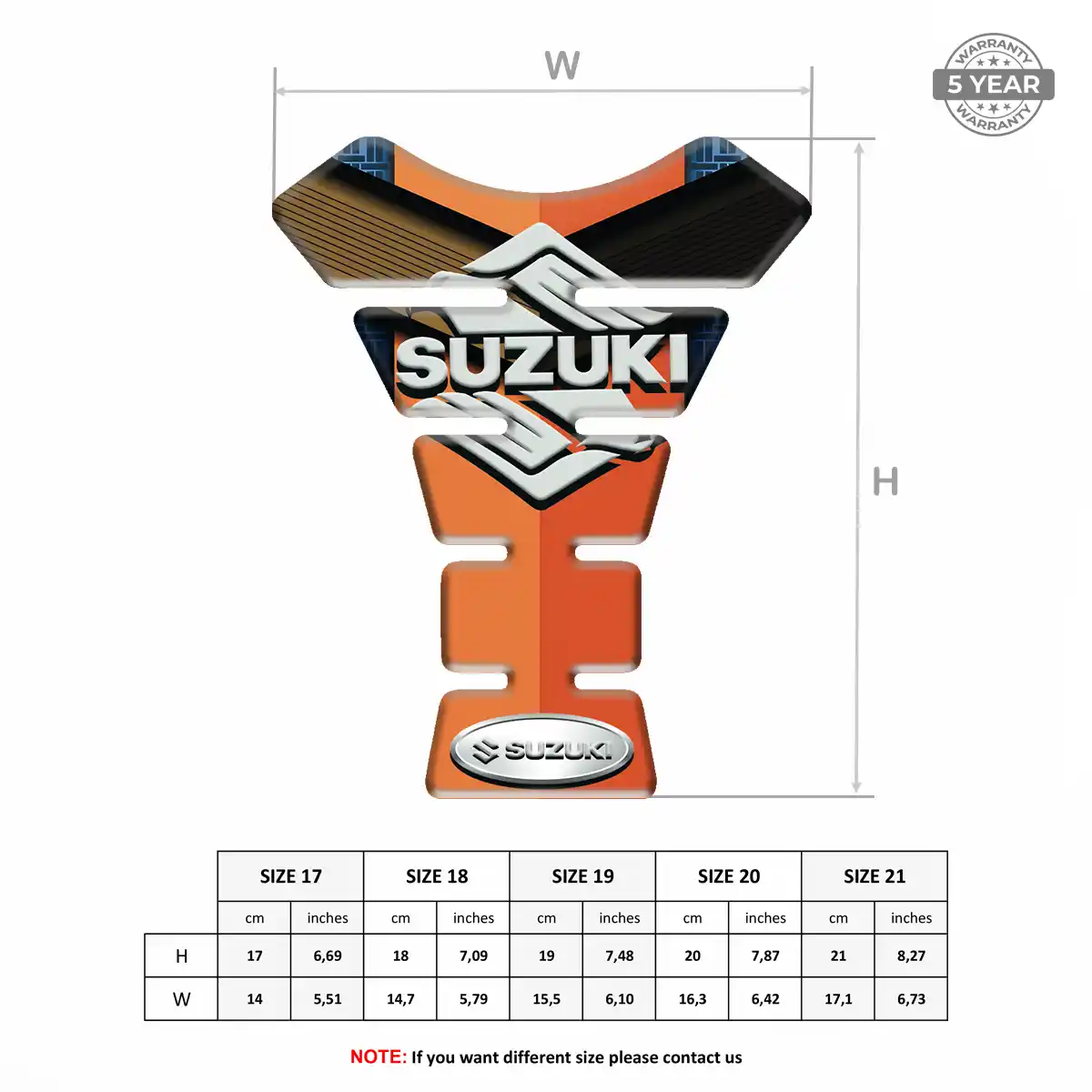 Suzuki Tank Fuse Motorcycle Deluxe Edition