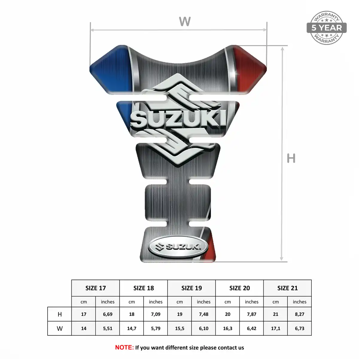 Suzuki Tank Fuse Motorcycle Elite Edition