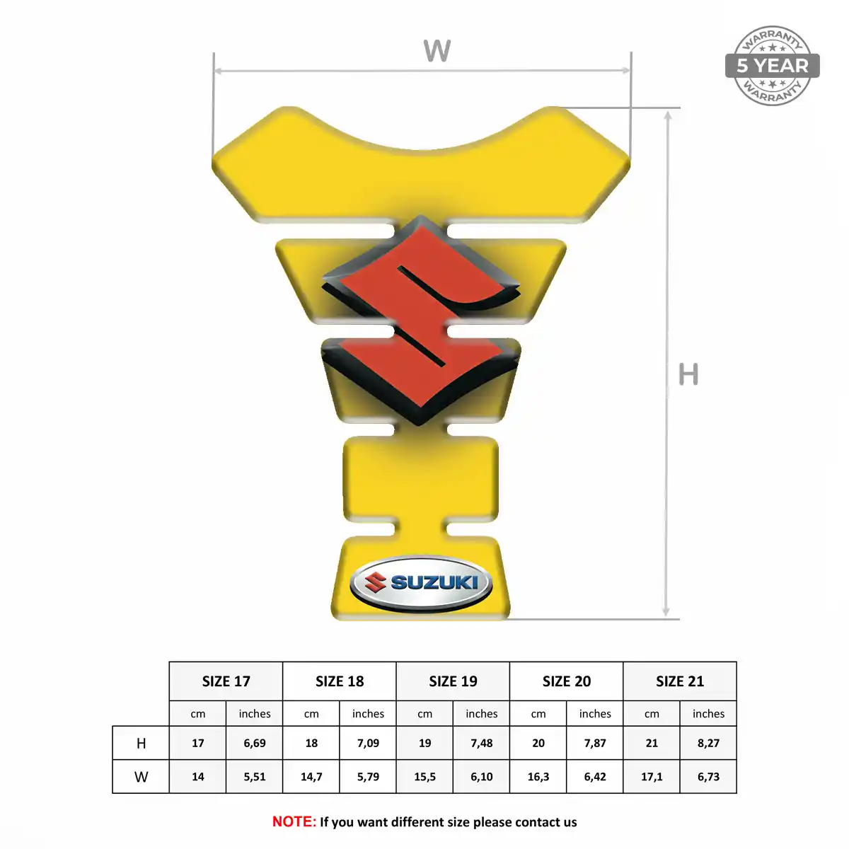 Suzuki Tank Fuse Motorcycle Signature Grade