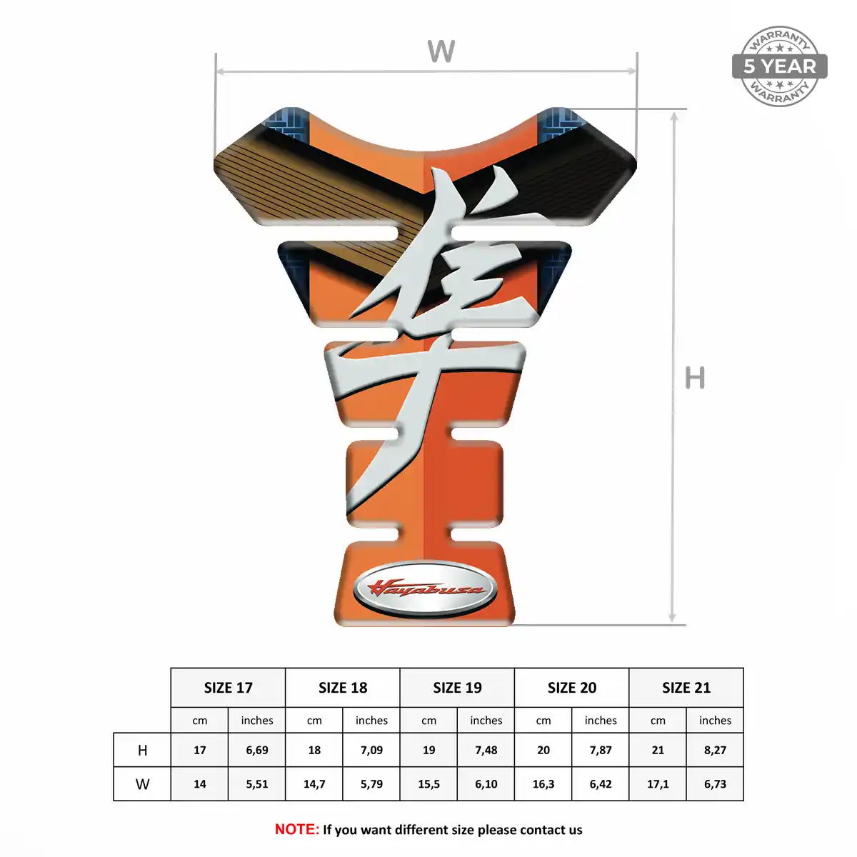 Suzuki Tank Fuse Pad Motorbike Deluxe Edition