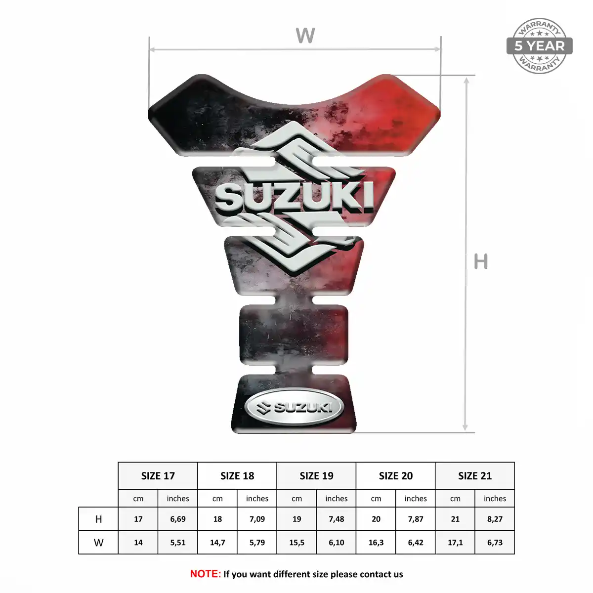 Suzuki Tank Fuse Pad Motorbike Prime Quality