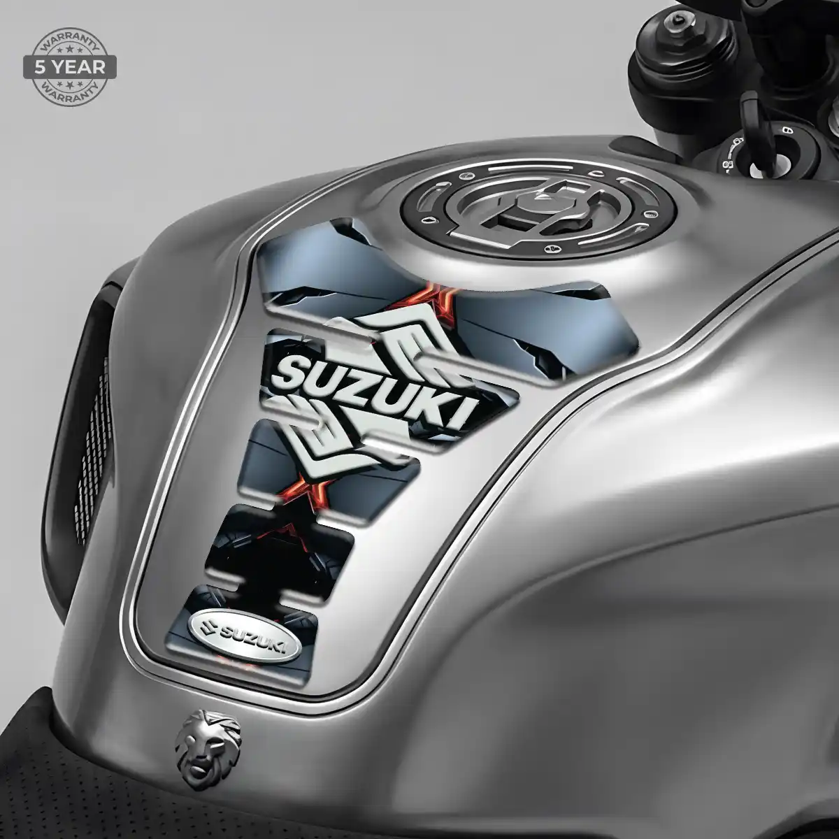 Suzuki Tank Fuse Pad Motorbike Refined Design