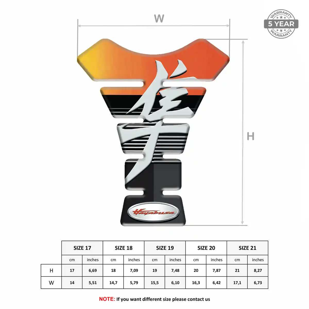 Suzuki Tank Fuse Pad Motorbike Signature Grade
