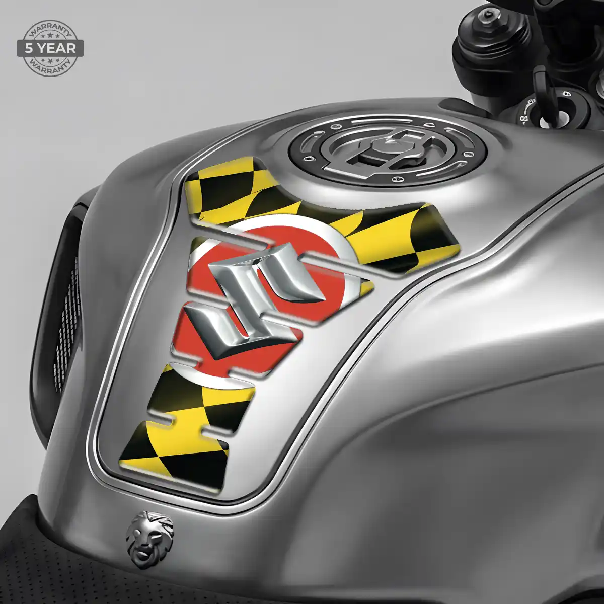 Suzuki Tank Fuse Pad Motorbike Sleek Style