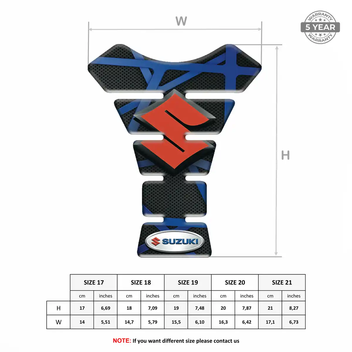 Suzuki Tank Fuse Pad Refined Design