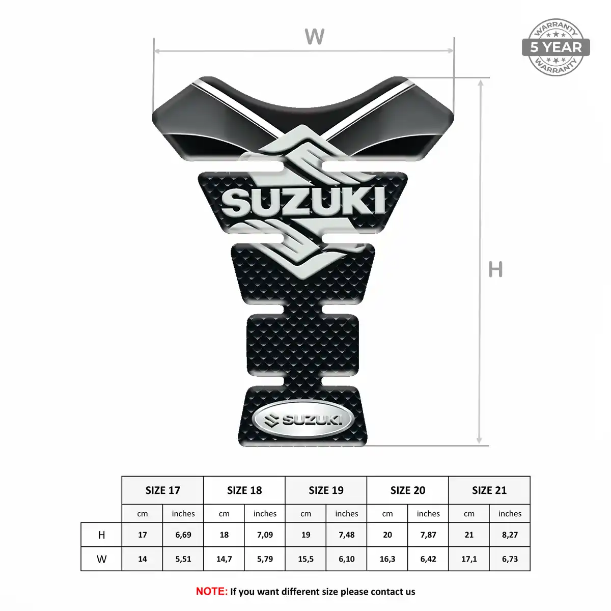 Suzuki Tank Fuse Pad Superior Craft