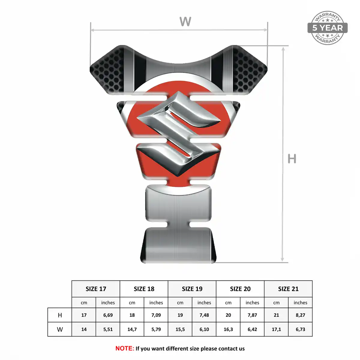 Suzuki Tank Fuse Pads Prestige Line