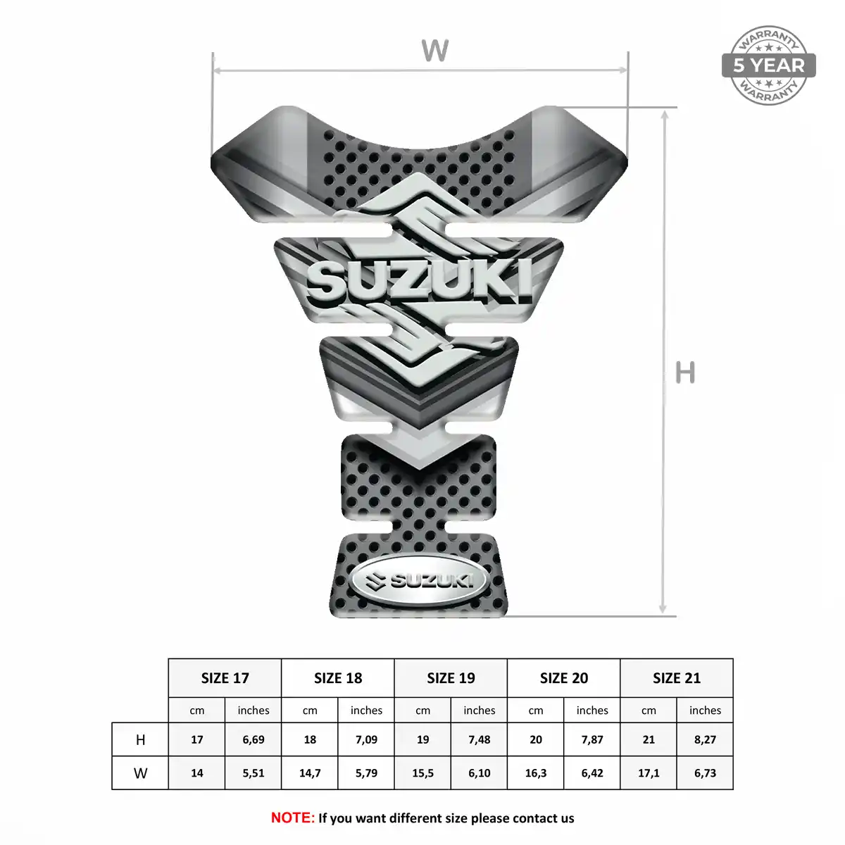 Suzuki Tank Fuse Pads Refined Design