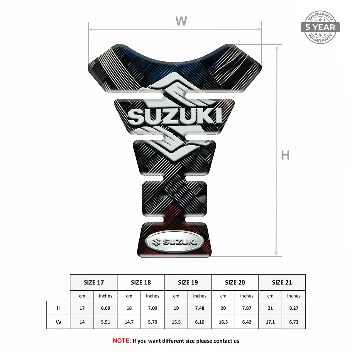 Suzuki Tank Fuse Prestige Line