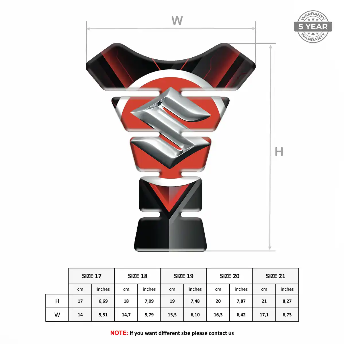Suzuki Tank Fuse Protector Elite Edition