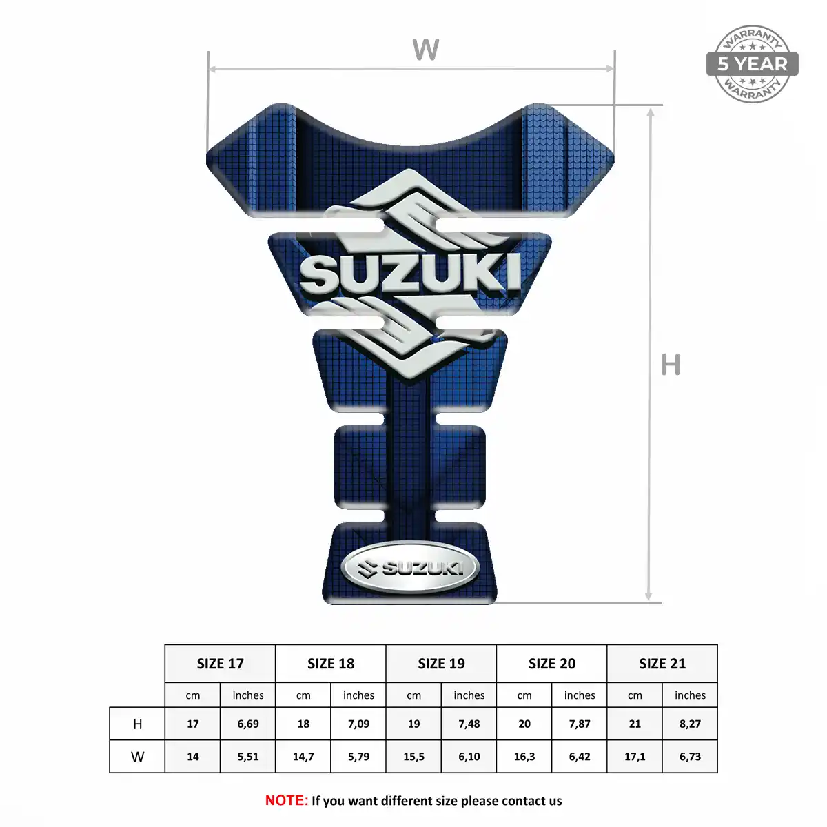Suzuki Tank Fuse Protector Motorbike Elite Edition