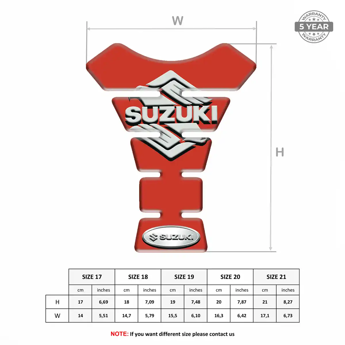 Suzuki Tank Fuse Protector Motorbike Prime Quality