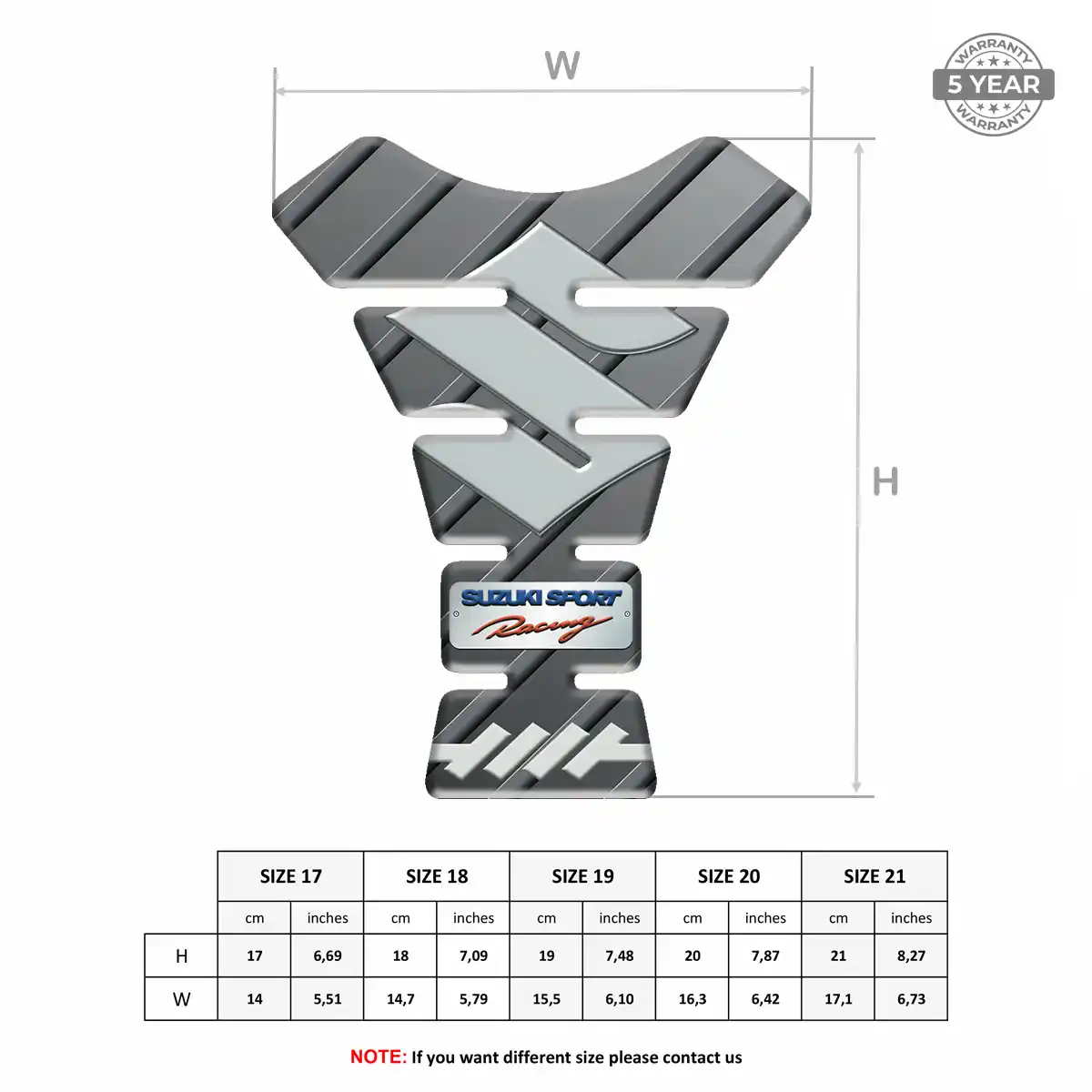 Suzuki Tank Grip Pad Exclusive Series