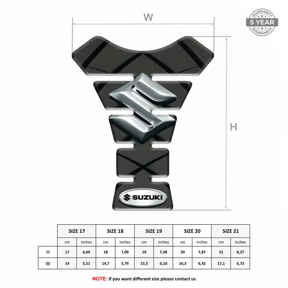 Suzuki Tank Grip Pad Signature Grade