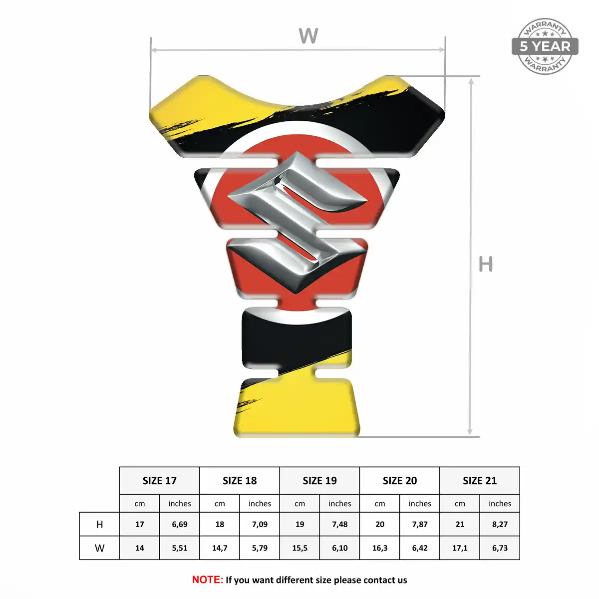 Suzuki Tank Grip Pad Superior Craft