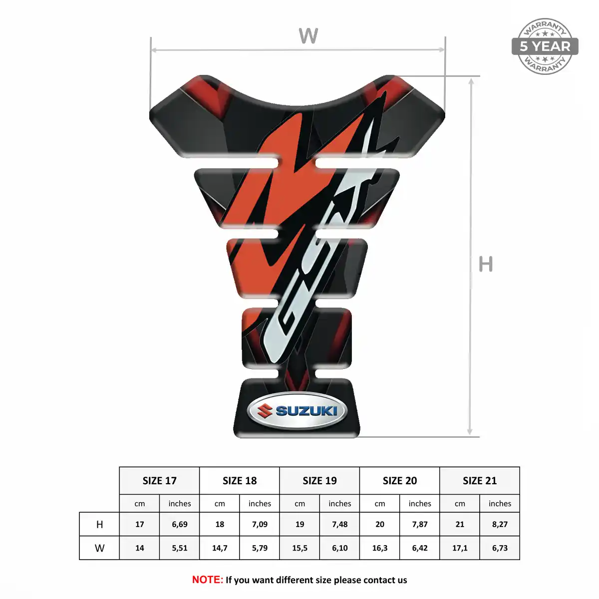 Suzuki Tank Guard Exclusive Series
