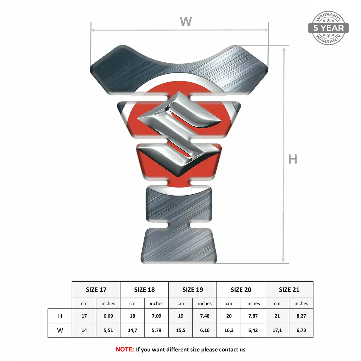 Suzuki Tank Guard Fuse Motorbike Exclusive Series